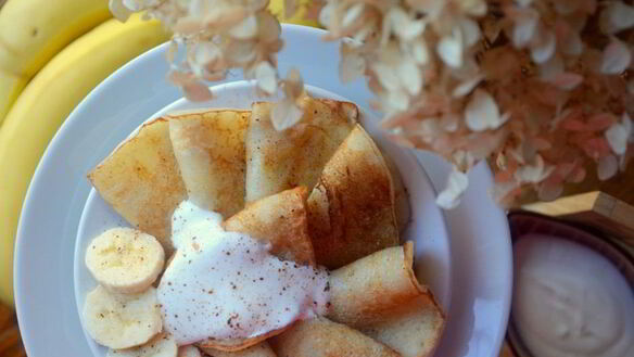 ШАГ 5. банановые оладьи