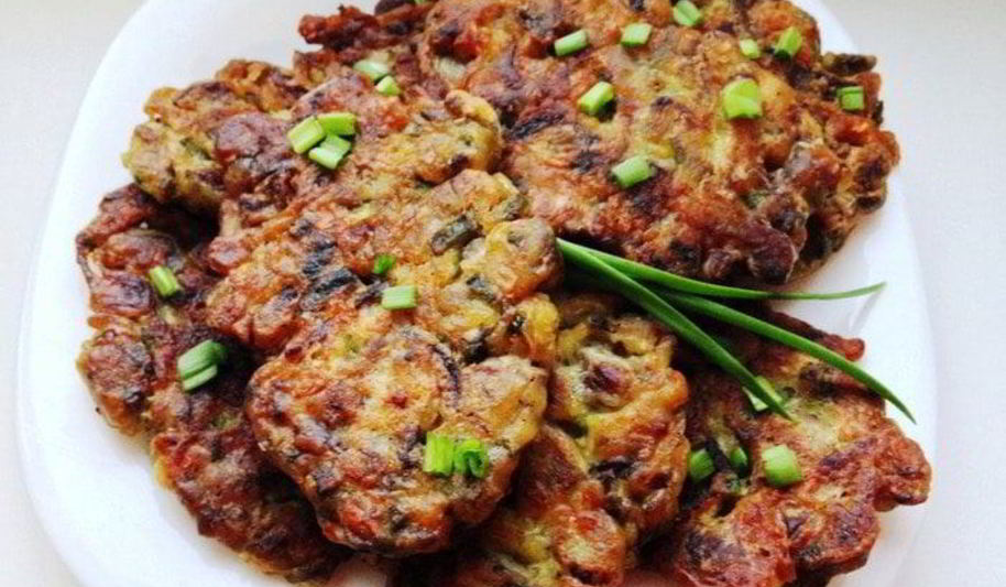 Рецепт грибные оладьи