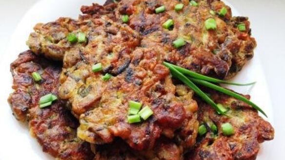 ШАГ 5. грибные оладьи