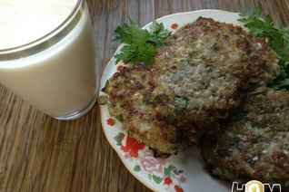 Капустно-рисовые оладьи к завтраку