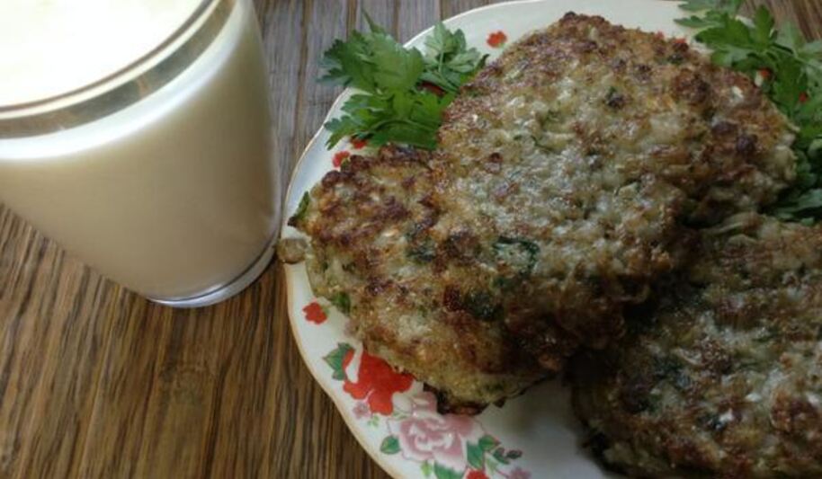 Рецепт капустно-рисовые оладьи к завтраку