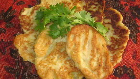 ШАГ 4. карти — оладьи из лука-порея