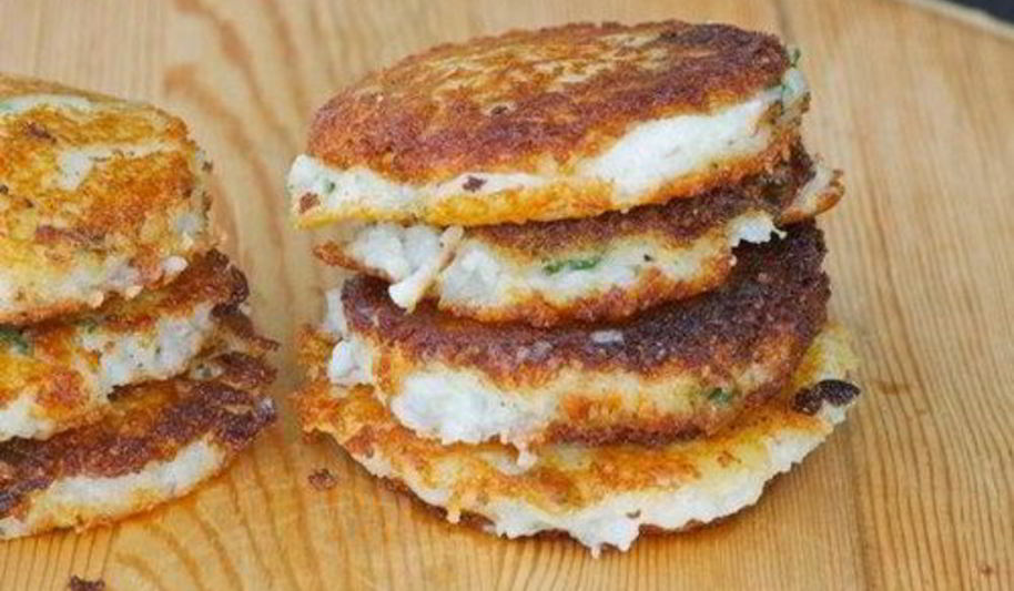 Рецепт картофельные оладушки с зеленым луком