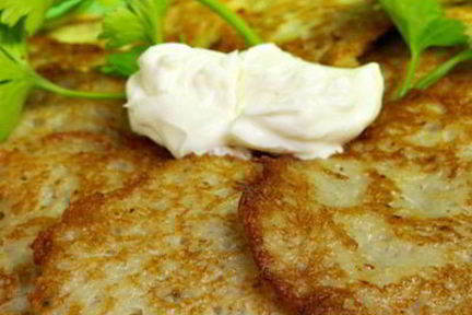 Картофельные оладьи