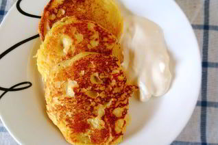 Кукурузные оладьи