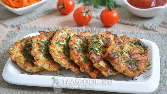 ШАГ 9. куриные оладьи с кабачком и сыром