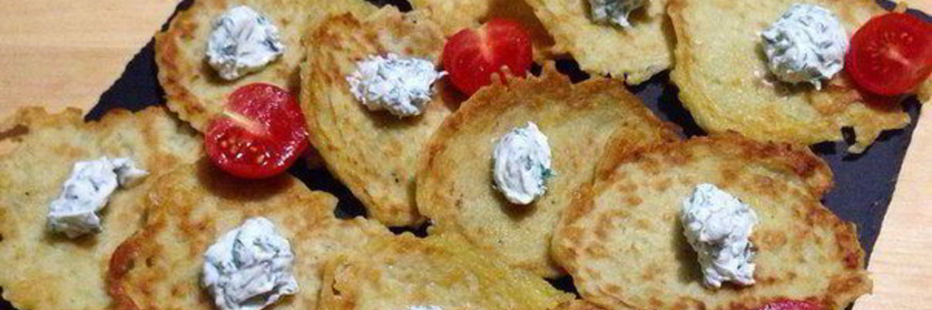 Латкес — картофельные оладьи