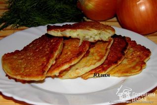 Луковые оладушки