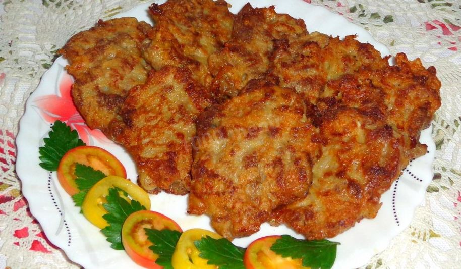 Рецепт мясные оладьи