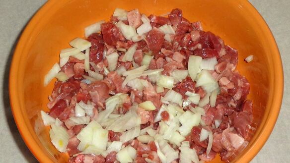 ШАГ 5. мясные оладьи