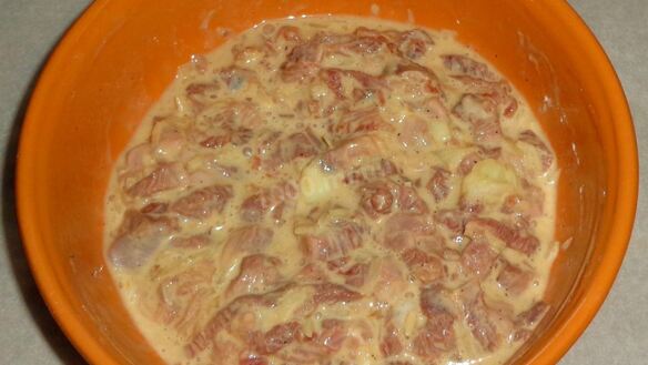 ШАГ 8. мясные оладьи