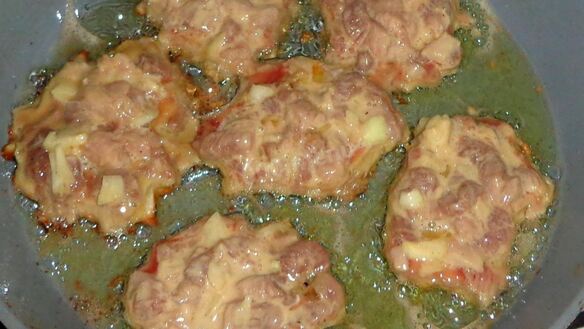 ШАГ 9. мясные оладьи