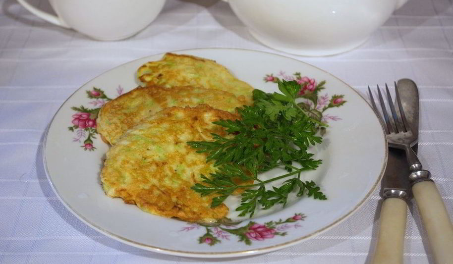 Рецепт оладушки из кабачка