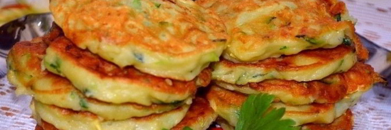 Оладушки из кабачков