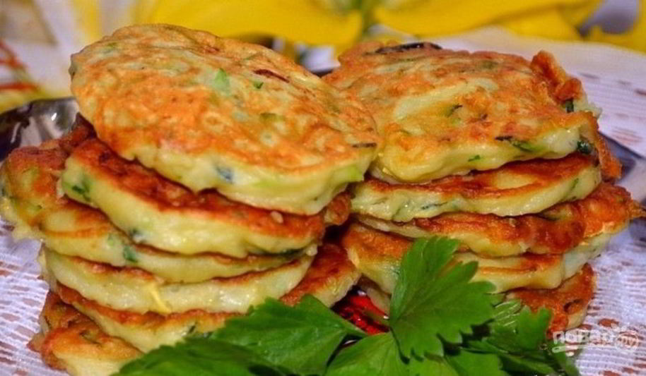 Рецепт оладушки из кабачков