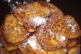 Оладушки с яблоками