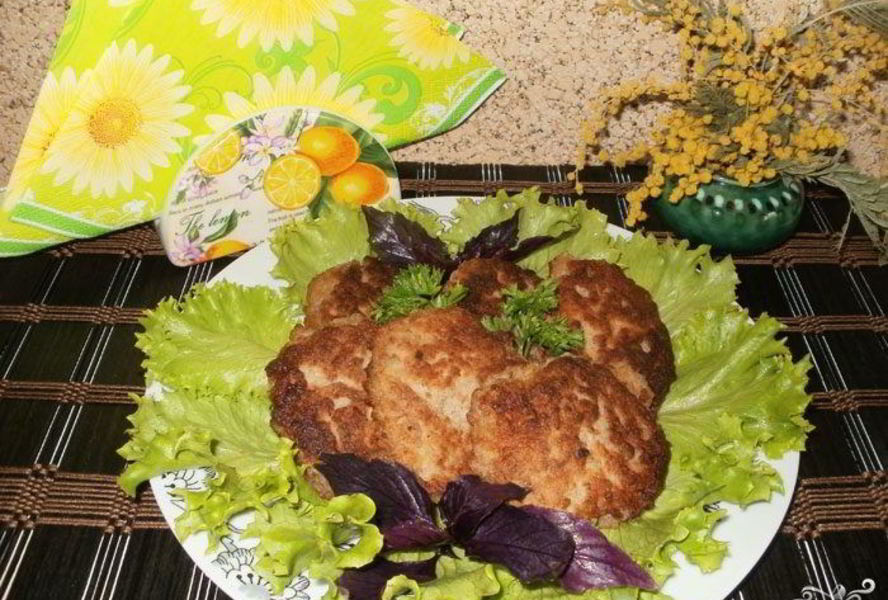 Оладьи из говядины