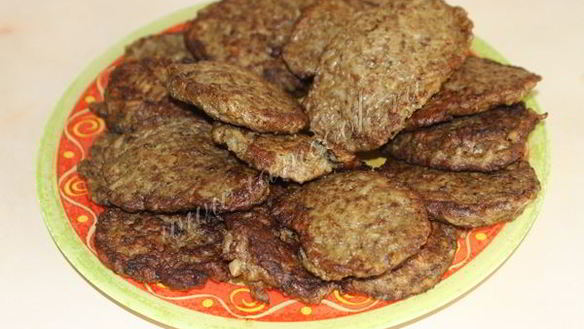 ШАГ 9. оладьи из говяжьей печени