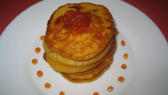 ШАГ 5. оладьи из икры