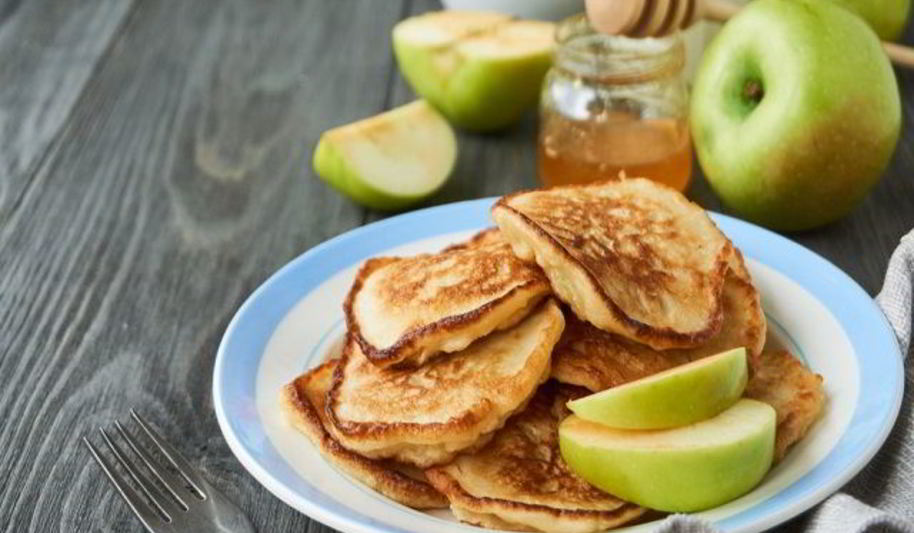 Рецепт оладьи из кабачков и яблок