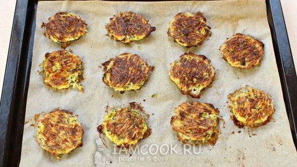 ШАГ 7. оладьи из кабачков в духовке