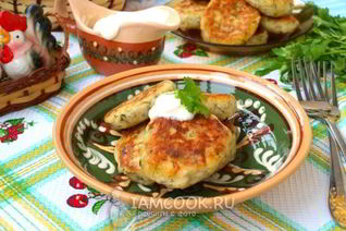 Оладьи из картофельного пюре