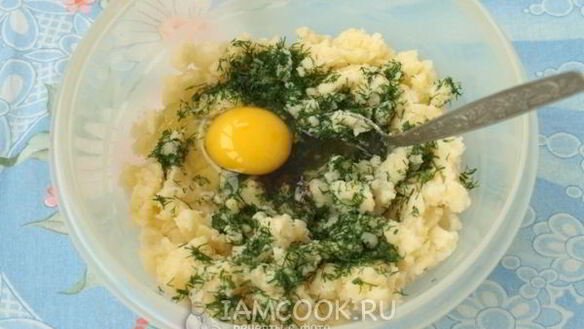 ШАГ 3. оладьи из картофельного пюре