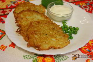 Оладьи из картофеля и репы