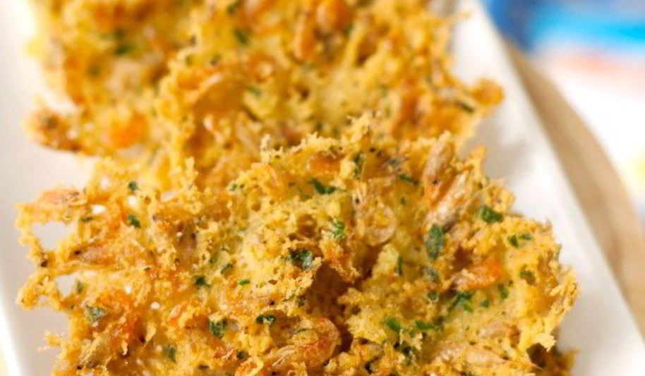 Рецепт оладьи из креветок