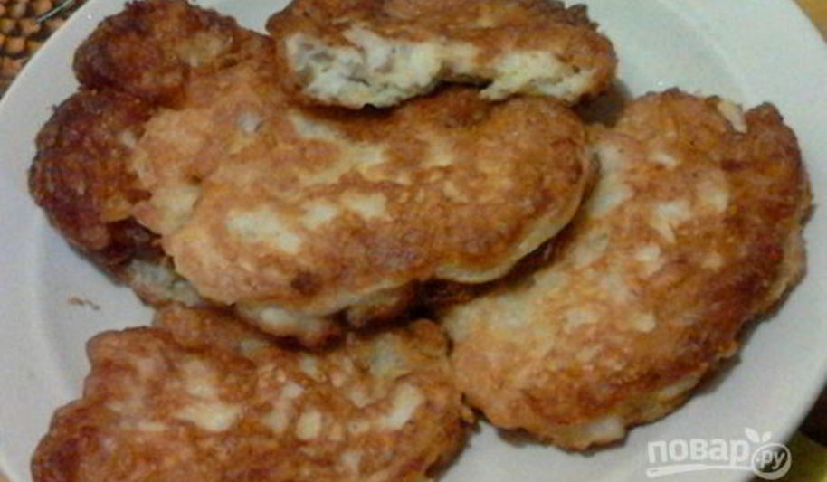 Рецепт оладьи из куриного филе