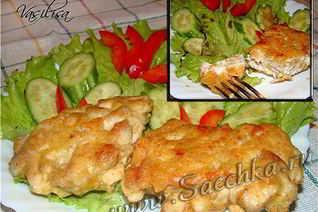 Оладьи из куриной грудки