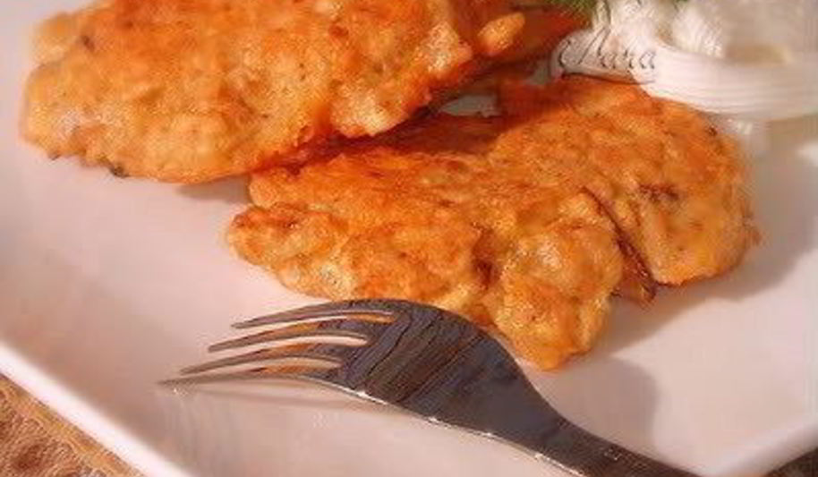 Рецепт оладьи из мацы с сыром чеддер