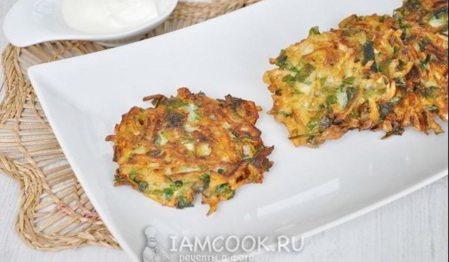 Рецепт оладьи из патиссонов