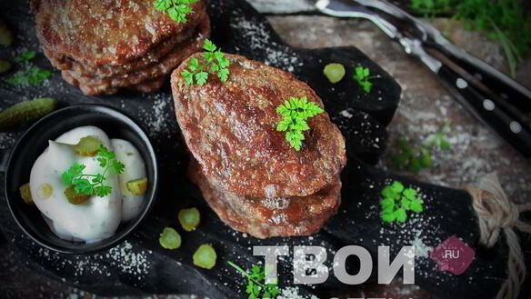 ШАГ 6. оладьи из печени свиной