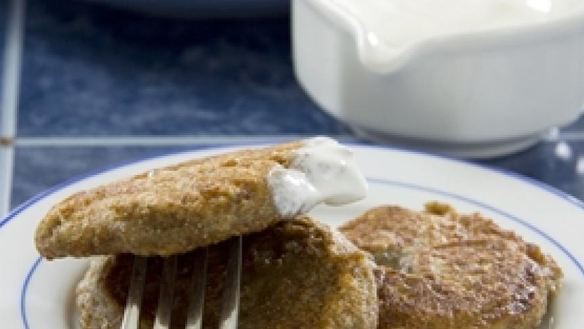 ШАГ 3. оладьи из ржаного хлеба