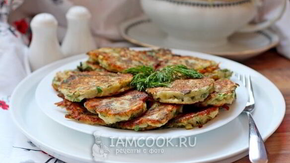 ШАГ 10. оладьи из цветной капусты и картофеля