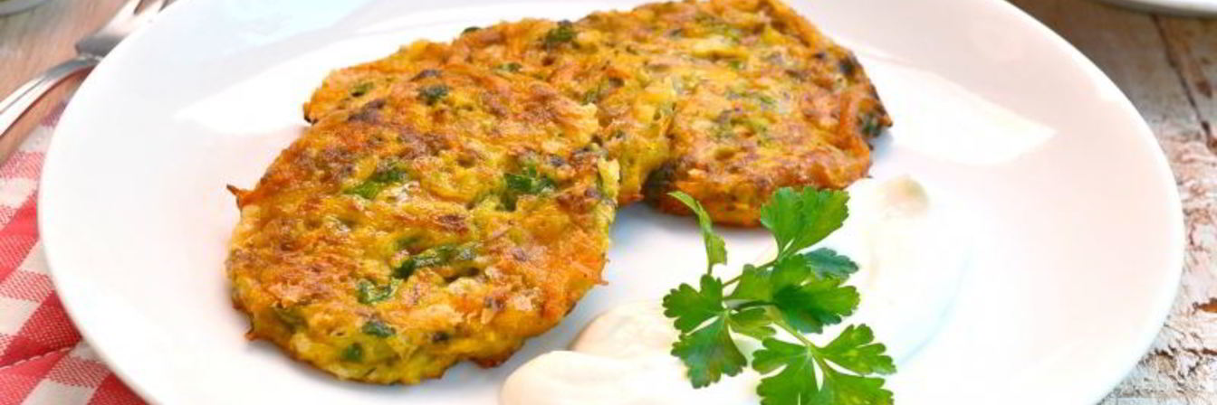 Оладьи из тыквы с грибами и сыром