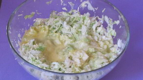 ШАГ 3. оладьи капустные