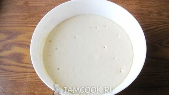 ШАГ 6. оладьи на дрожжах с яблоками