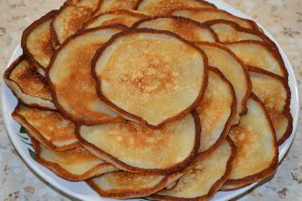 Оладьи на йогурте и кефире