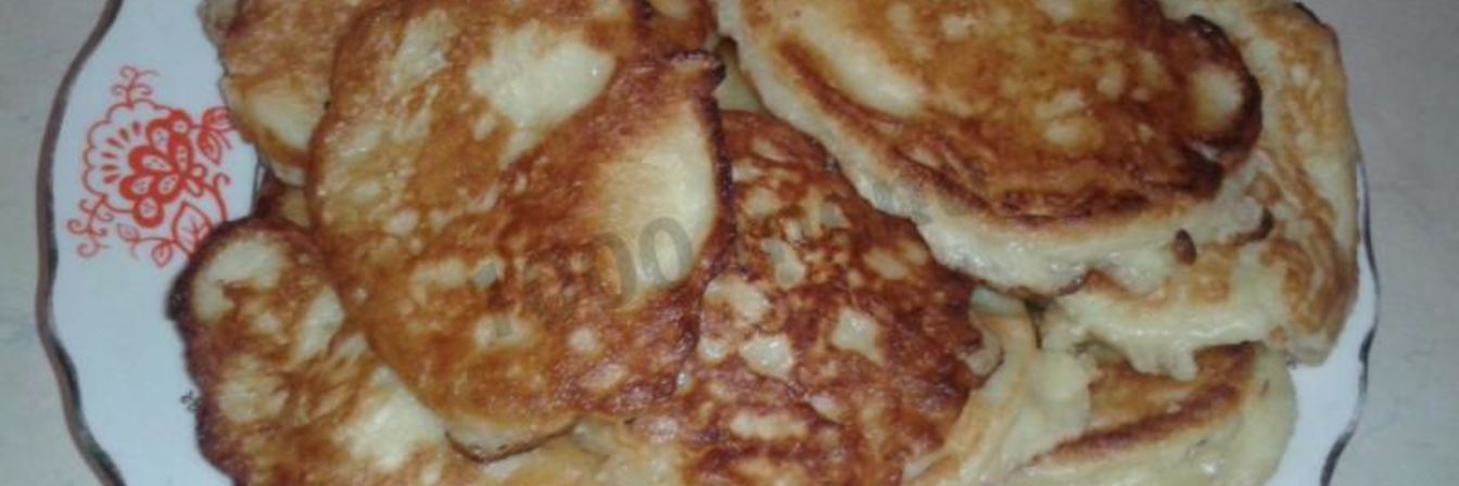 Оладьи на скисшем молоке пышные