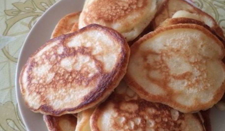 Рецепт оладьи на воде с дрожжами