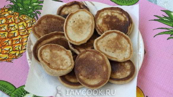 ШАГ 13. оладьи с бананом на кефире