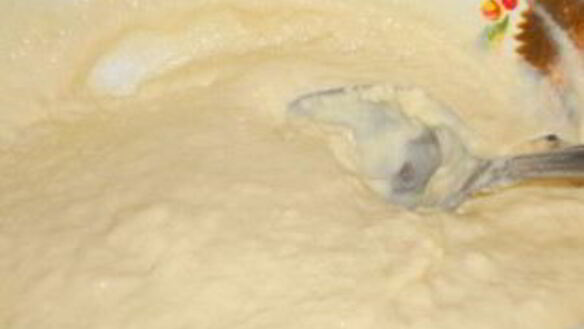 ШАГ 3. оладьи с луком на кефире