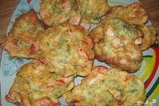 Оладьи с сосиской