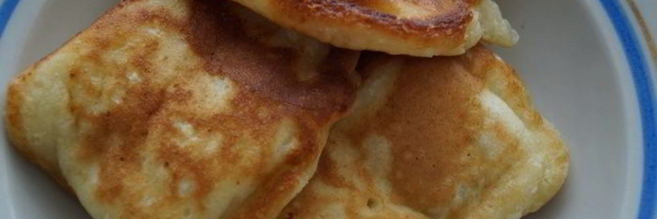 Оладьи с яблоками