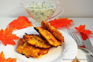 Осенние куриные оладьи-котлеты