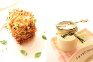 Овощные оладушки с сырной корочкой