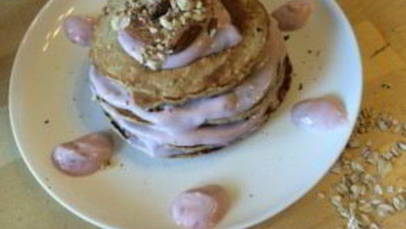 ШАГ 7. овсяные оладьи на ряженке