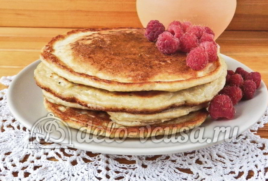 Овсяные оладьи с бананом